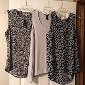 Bundle of sleeveless tops